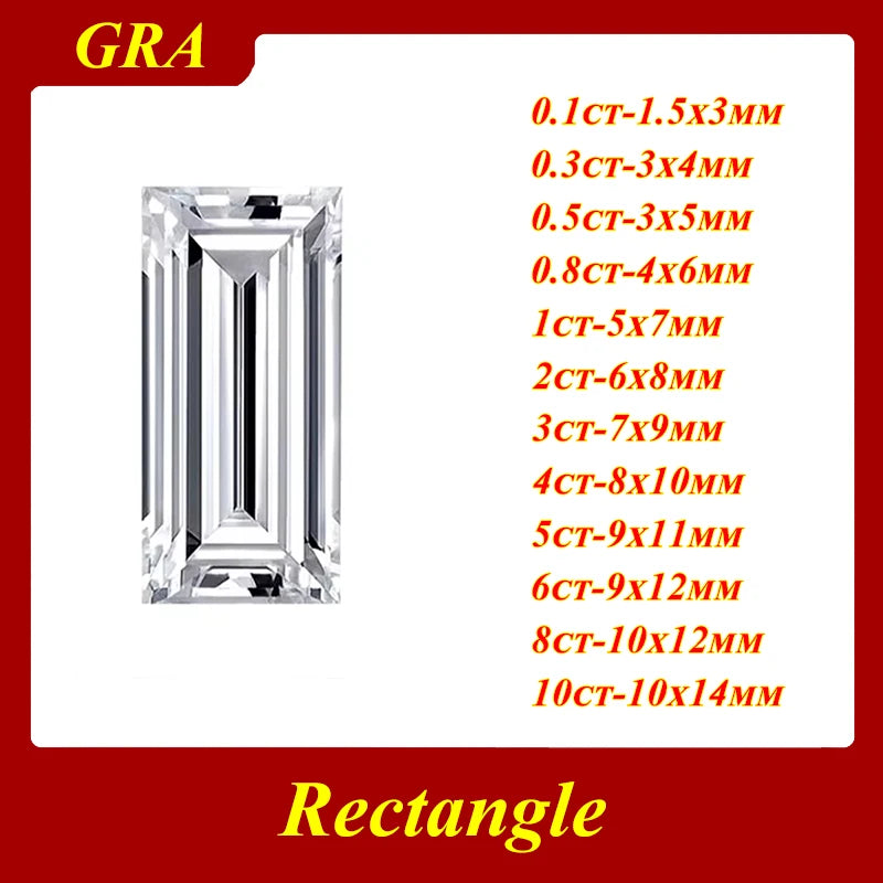 Moissanite Loose Stone Lab Grown Diamond Jewelry Pear/Radiant/Emerald/Radiant/Heart/Marquise/Oval/Cuhsion Moissanite Wholesale