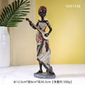 31cm Vintage African style Resin Crafts Ornament Modern Art Figure