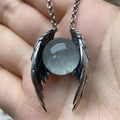 Punk Retro Sliver Color Ghost Wings