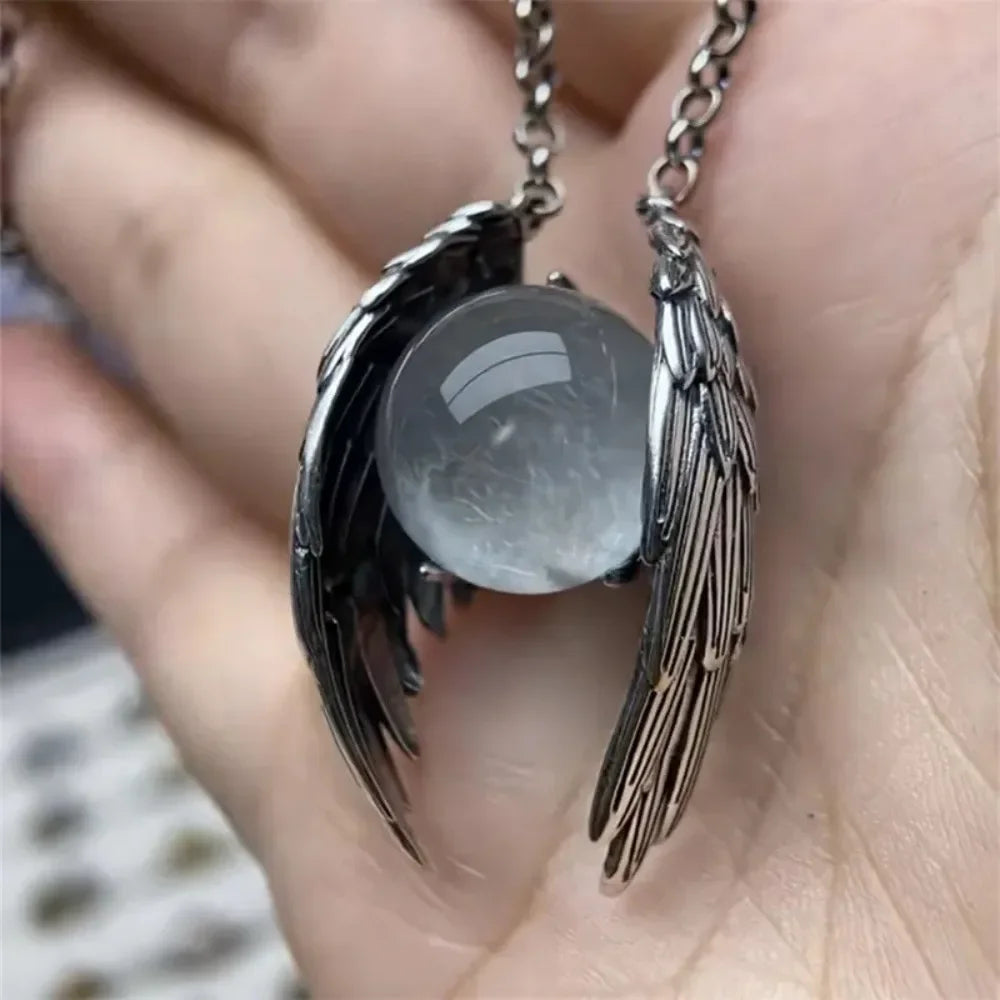 Punk Retro Sliver Color Ghost Wings