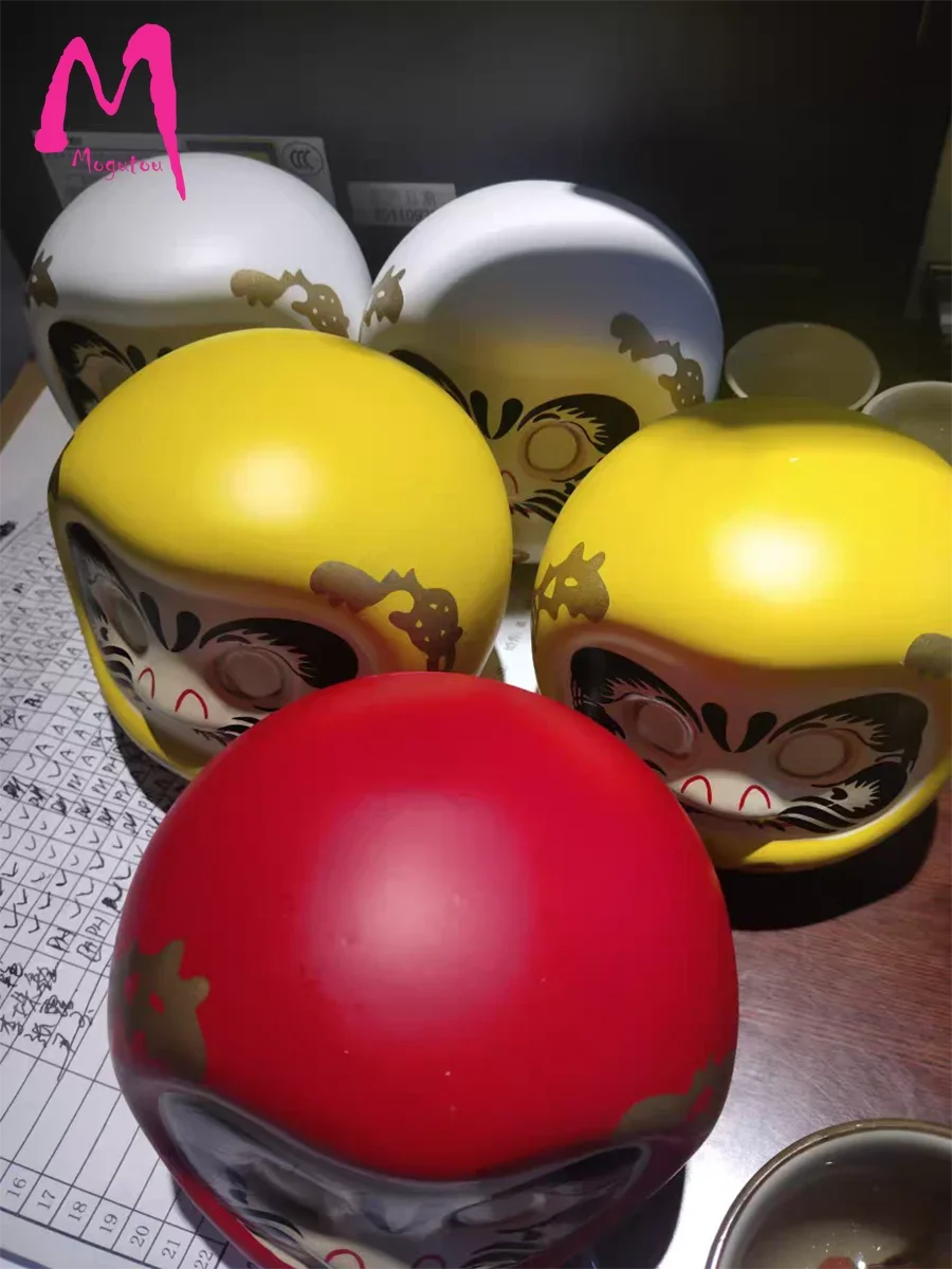 4 Inch Japanese Ceramic Daruma Doll Lucky Cat