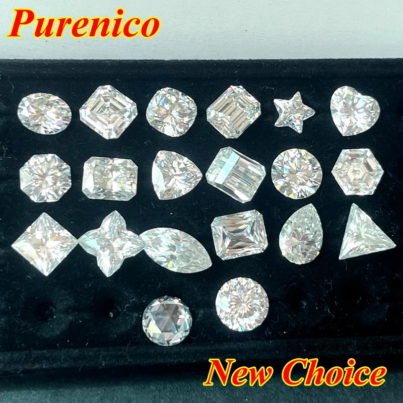Moissanite Loose Stone Lab Grown Diamond Jewelry Pear/Radiant/Emerald/Radiant/Heart/Marquise/Oval/Cuhsion Moissanite Wholesale