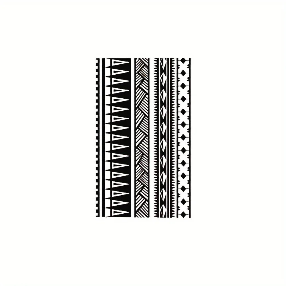 1 Sheet Armband Back Waterproof  Temporary Tattoo