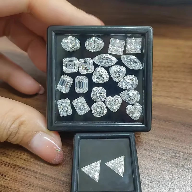 Moissanite Loose Stone Lab Grown Diamond Jewelry Pear/Radiant/Emerald/Radiant/Heart/Marquise/Oval/Cuhsion Moissanite Wholesale
