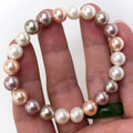 Shell Pearl Bracelet Tricolor Electroplated imitation pearls Charm