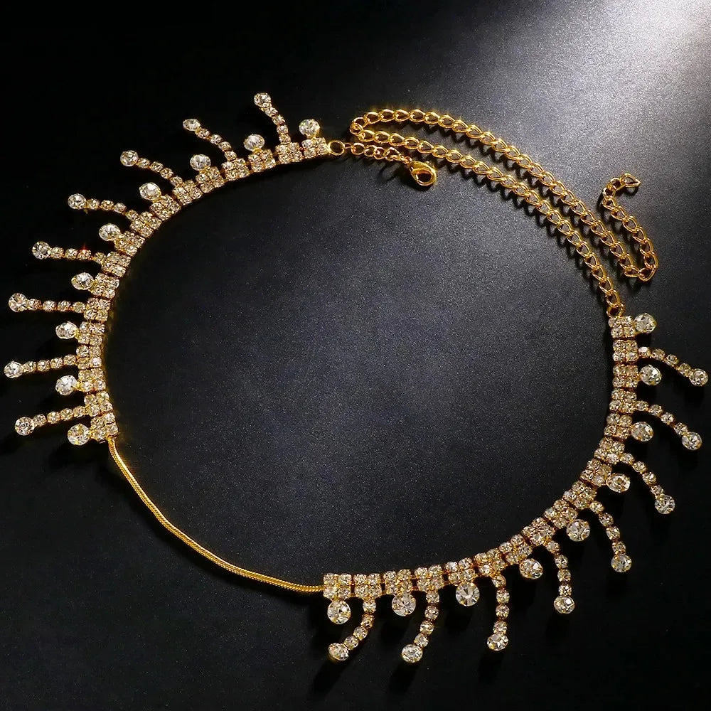 Tassel Rhinestone Ear Hanging for Women