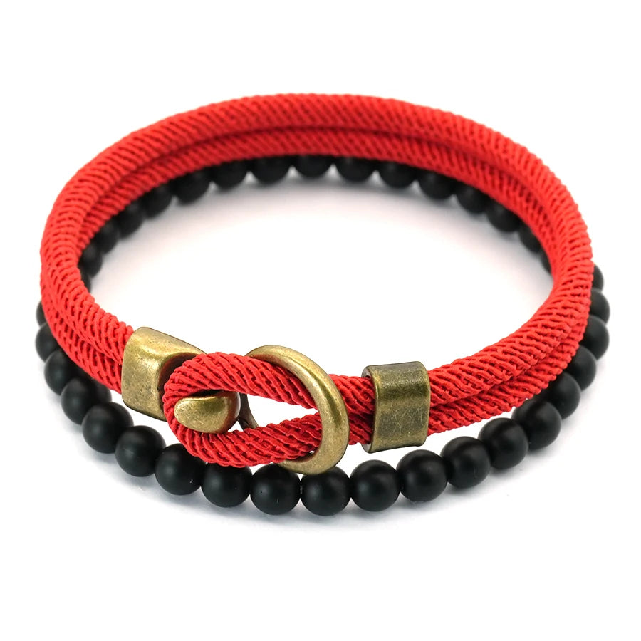 Noter Novel 2Pcs Per Set Men Bracelet