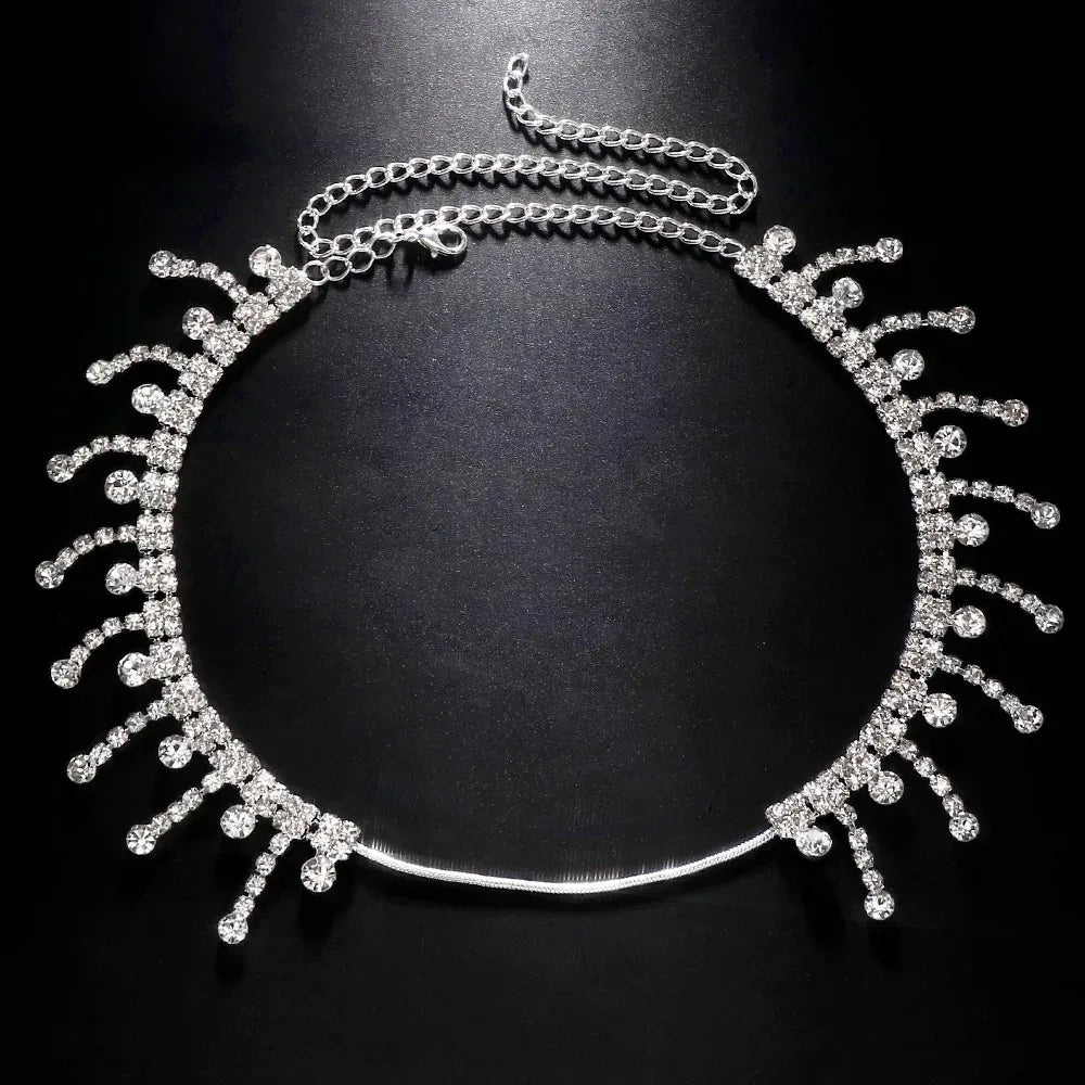 Tassel Rhinestone Ear Hanging for Women