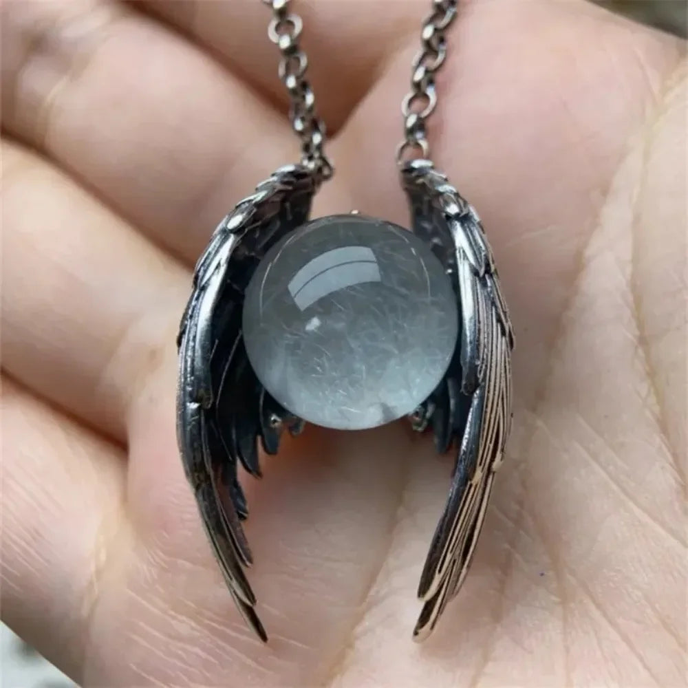 Punk Retro Sliver Color Ghost Wings